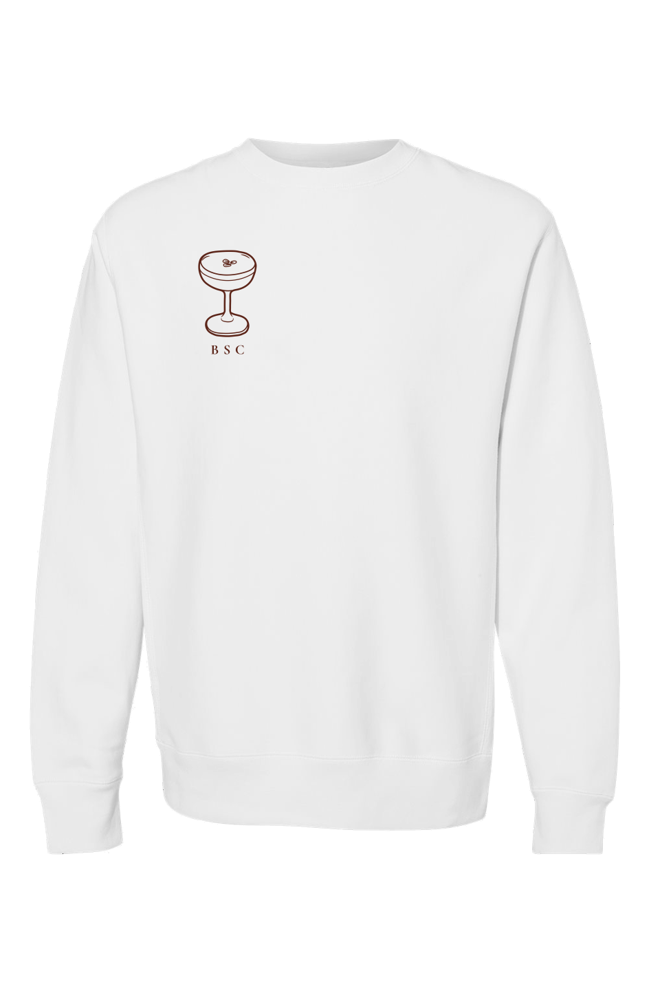 The Embroidered Espresso Crewneck