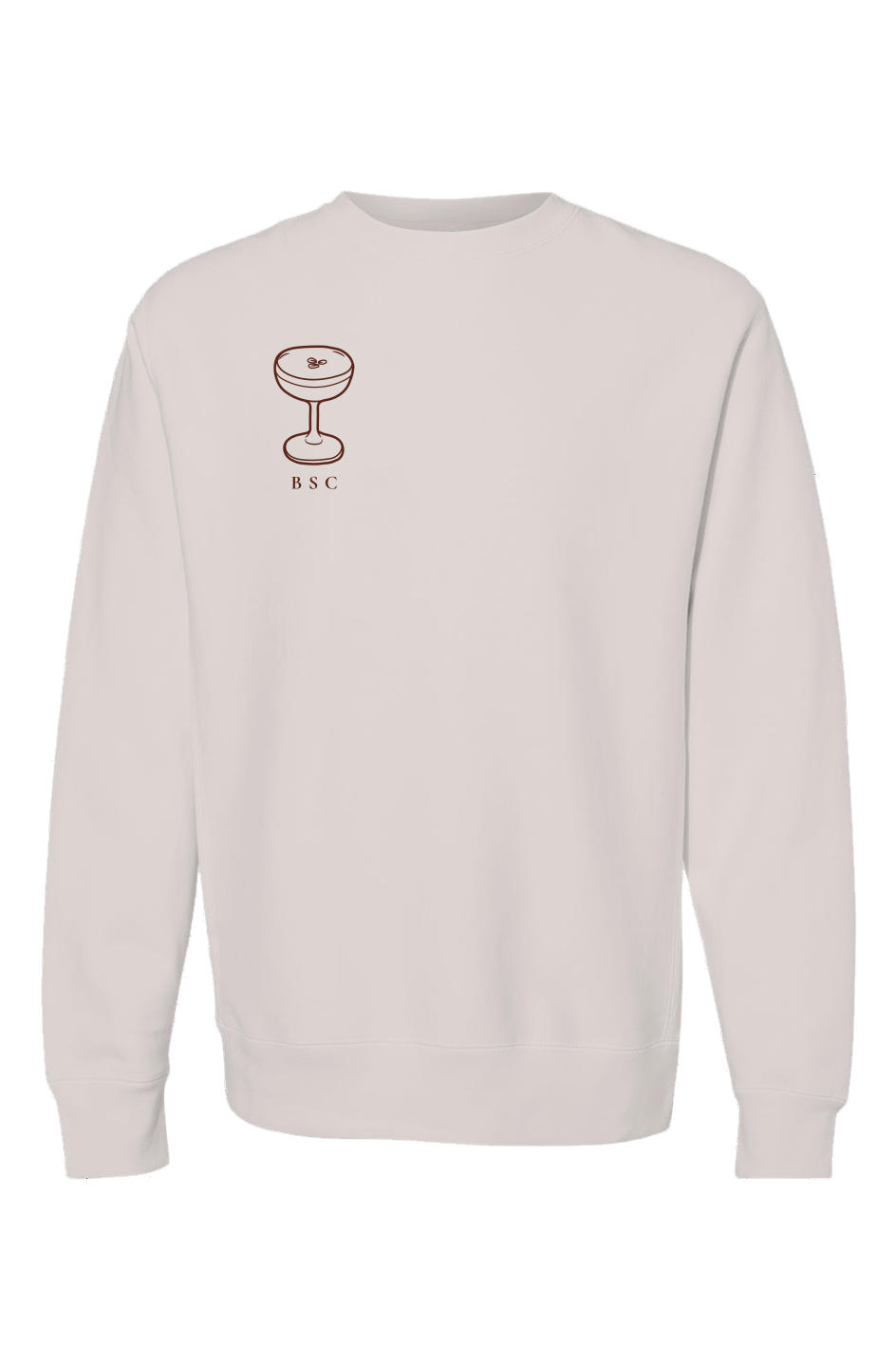 The Embroidered Espresso Crewneck